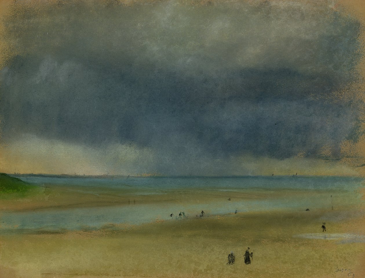 Accanto al mare, 1869 da Edgar Degas