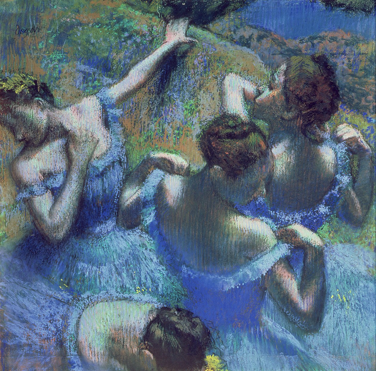 Ballerine blu, c.1899 da Edgar Degas