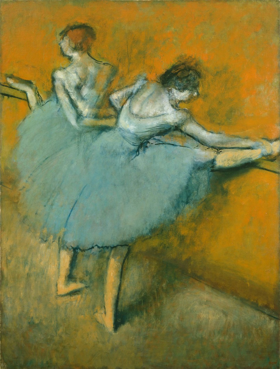 Ballerini alla sbarra da Edgar Degas