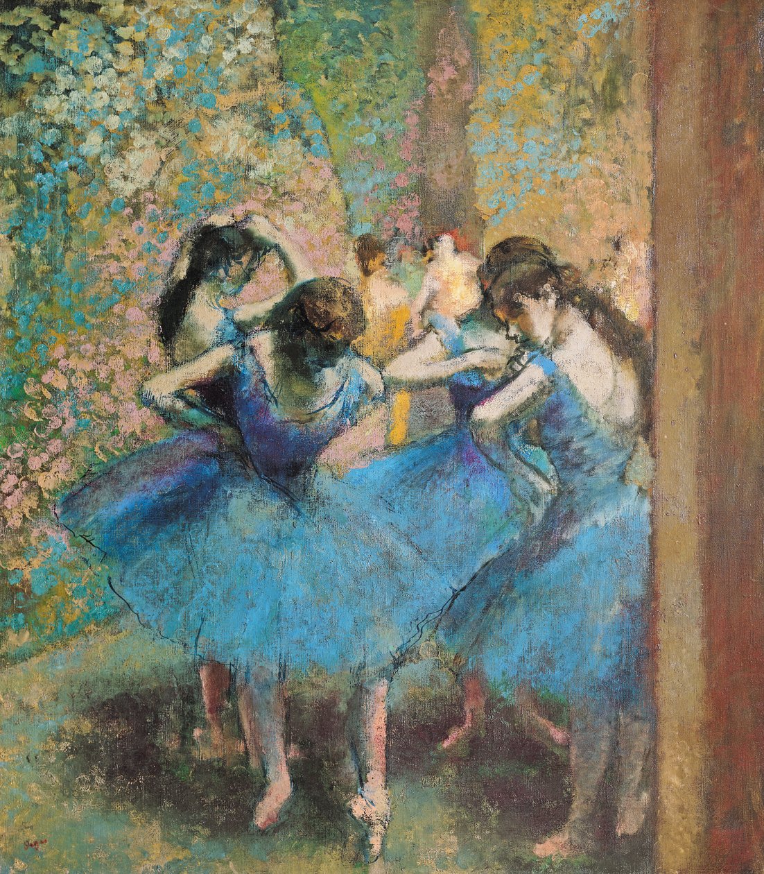 Ballerine in blu, 1890 da Edgar Degas