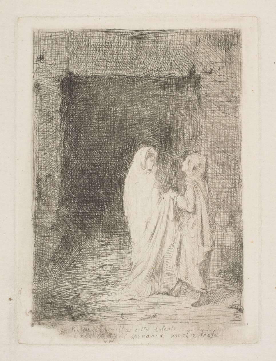 Dante e Virgilio da Edgar Degas