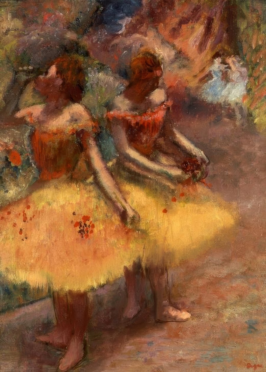 Due ballerine da Edgar Degas