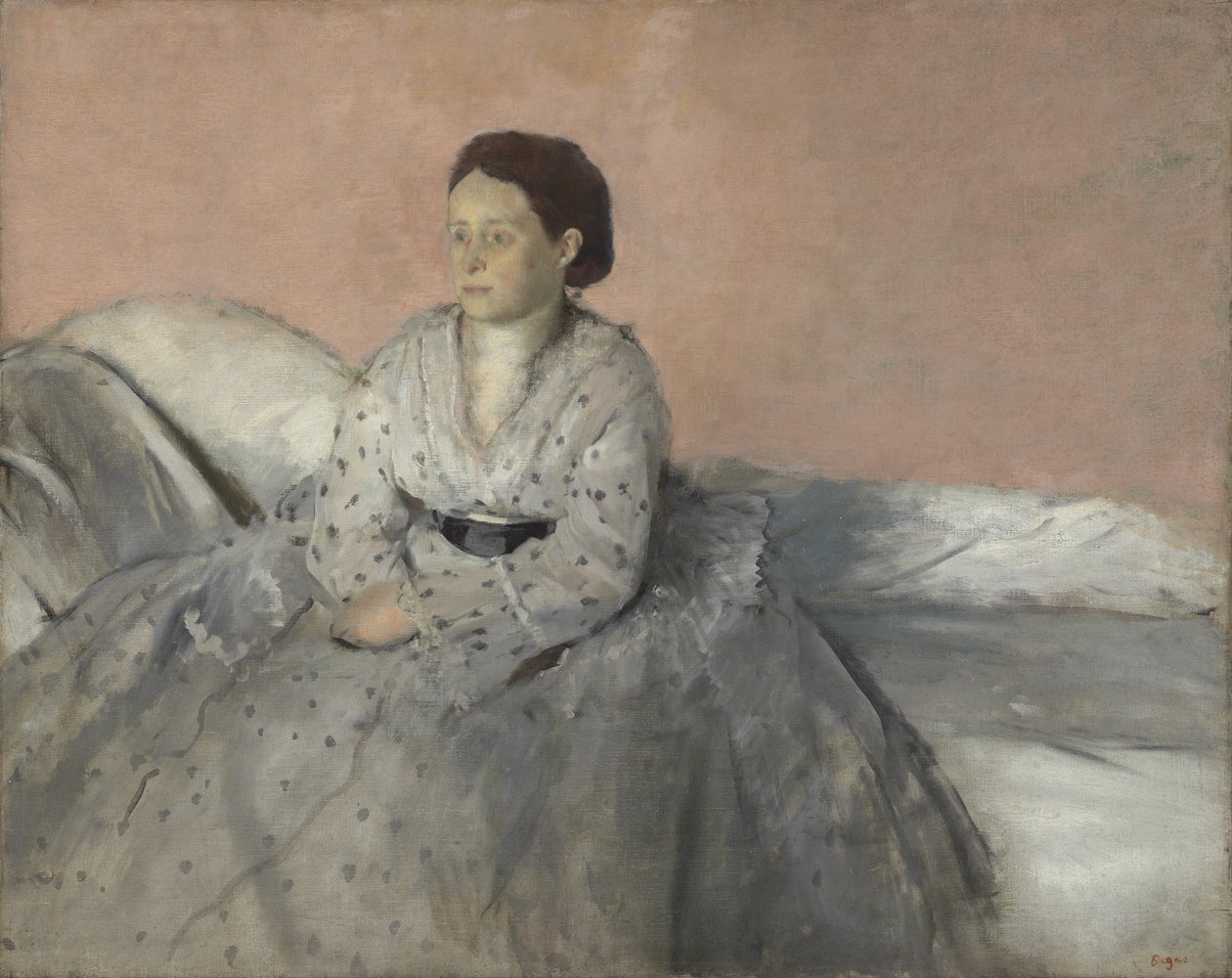 Madame René de Gas, 1872-3 da Edgar Degas