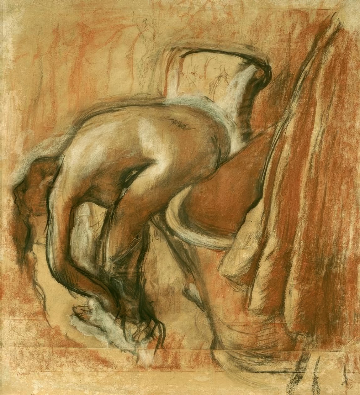 Dopo il bagno; donna che si asciuga da Edgar Degas