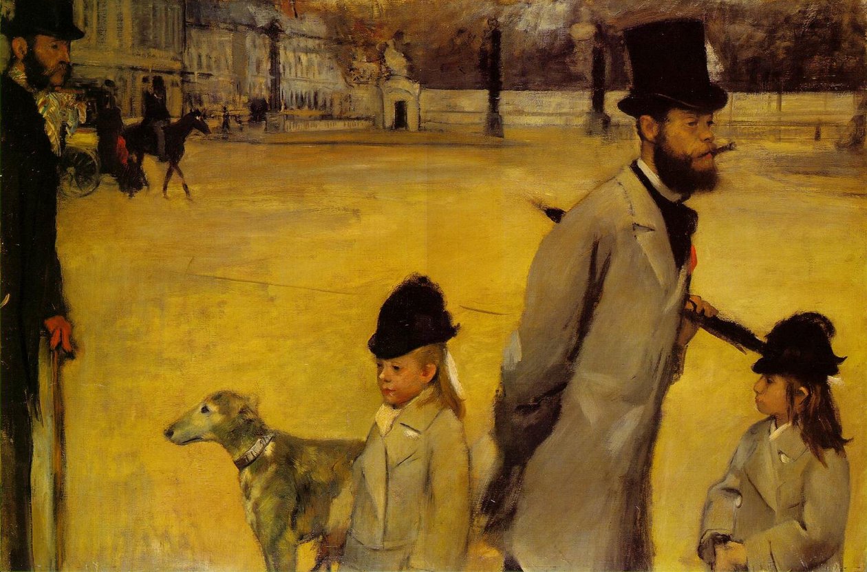 Place de la Concorde da Edgar Degas