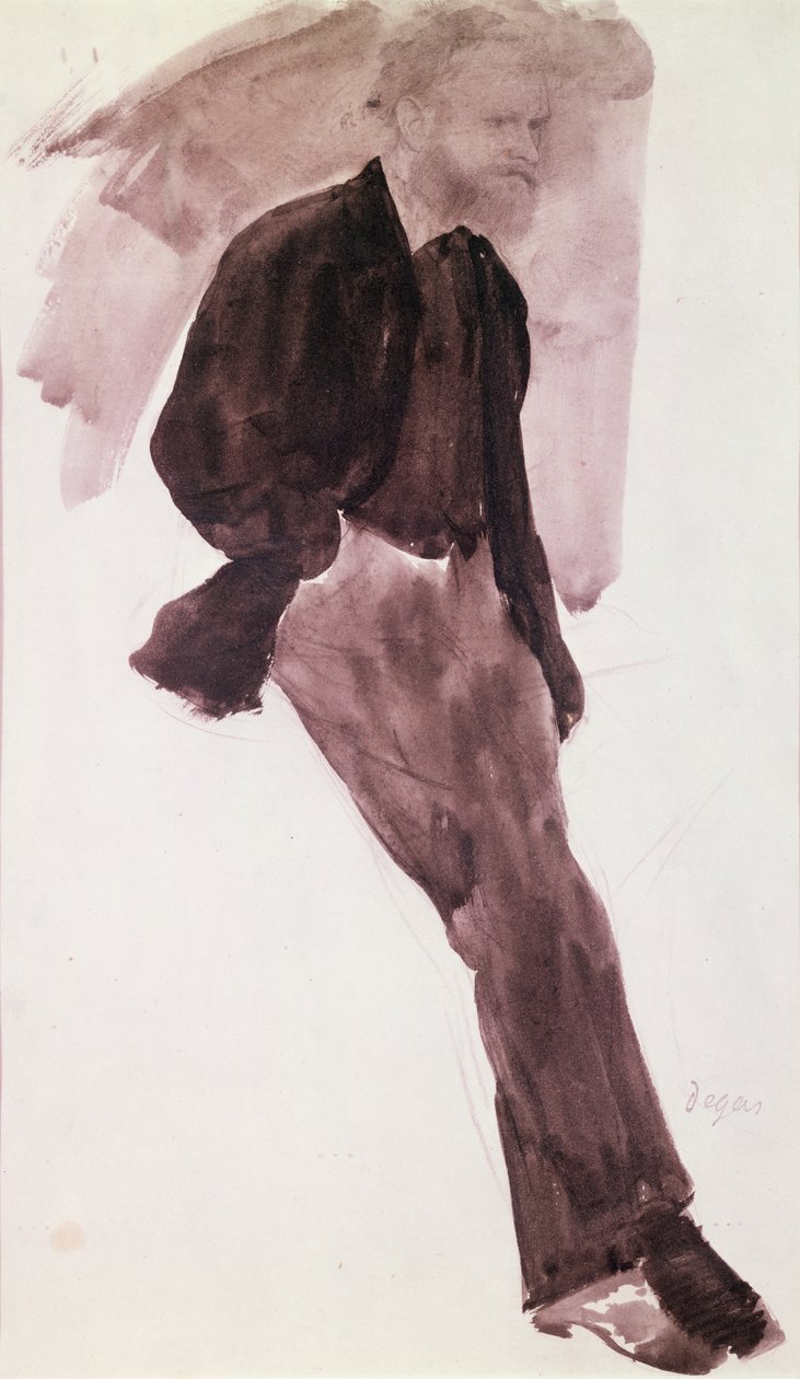 Ritratto di Manet da Edgar Degas