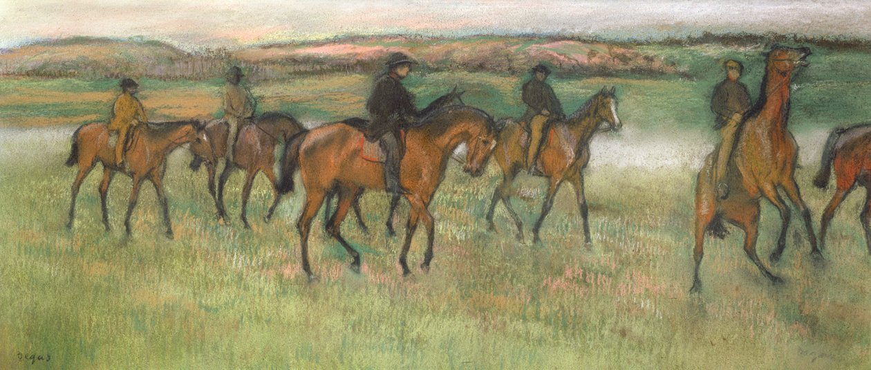 Cavalli da corsa da Edgar Degas