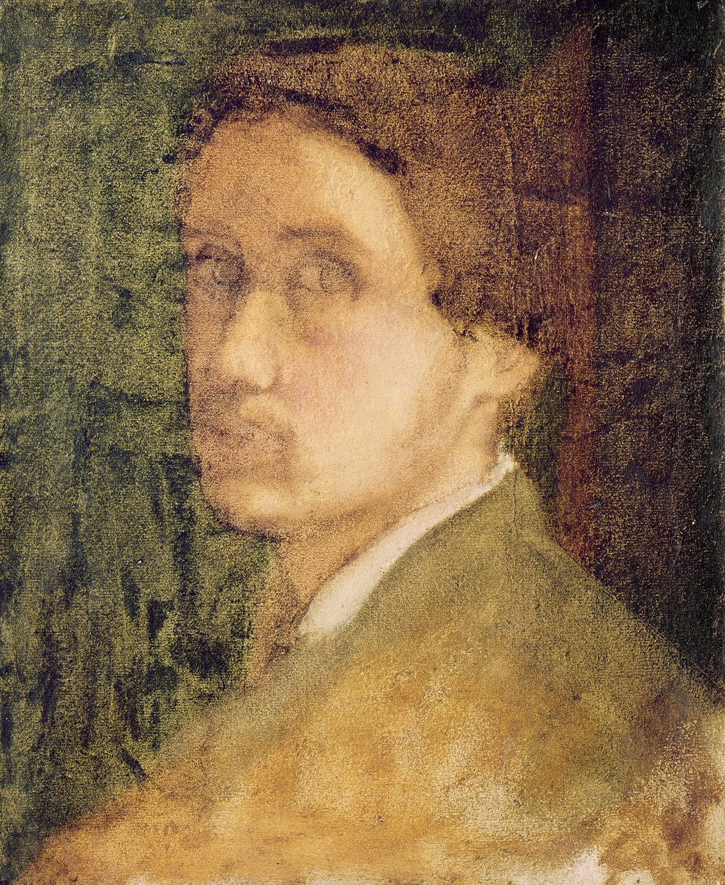 Autoritratto, c.1852 da Edgar Degas