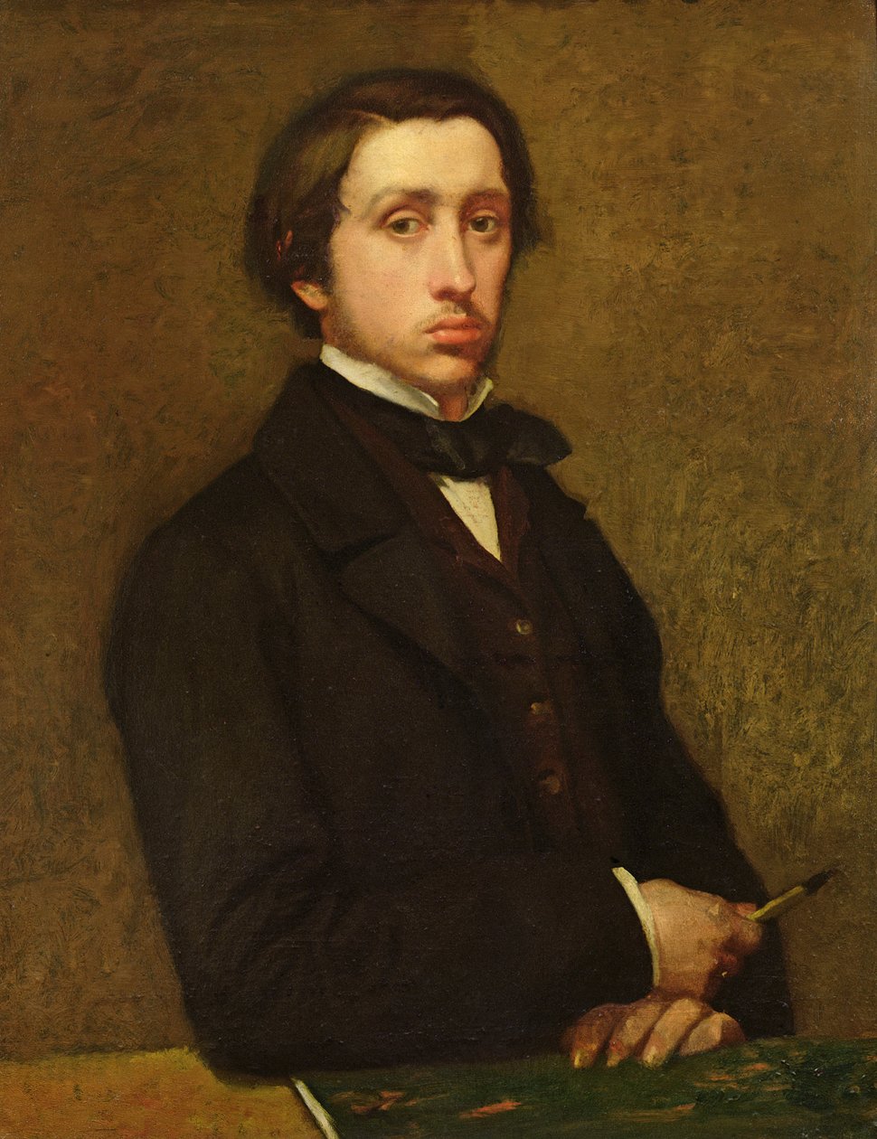 Autoritratto, 1855 da Edgar Degas