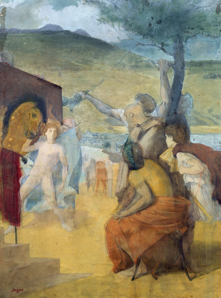 Studio per pittura classica da Edgar Degas
