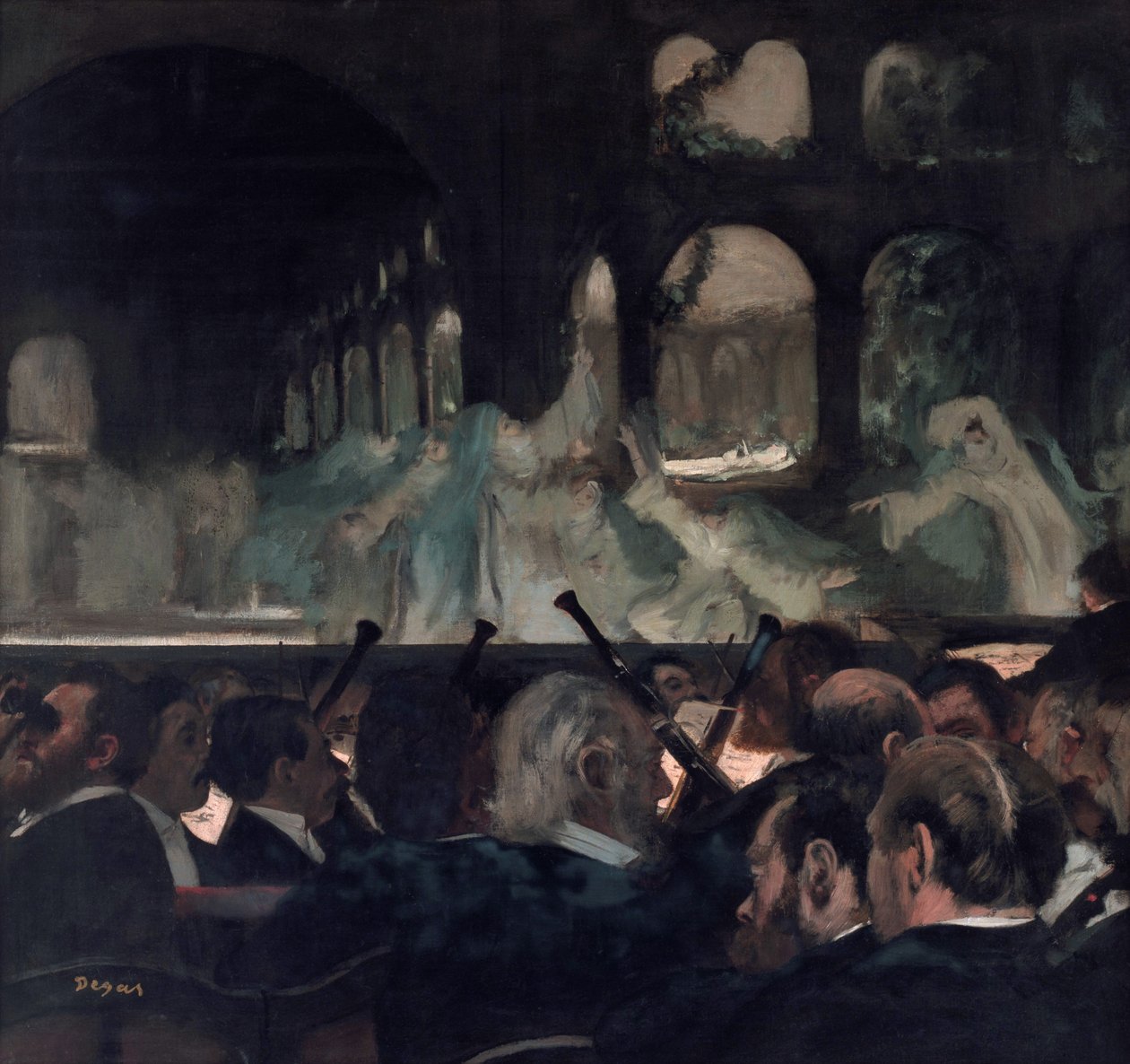 La scena del balletto da Edgar Degas