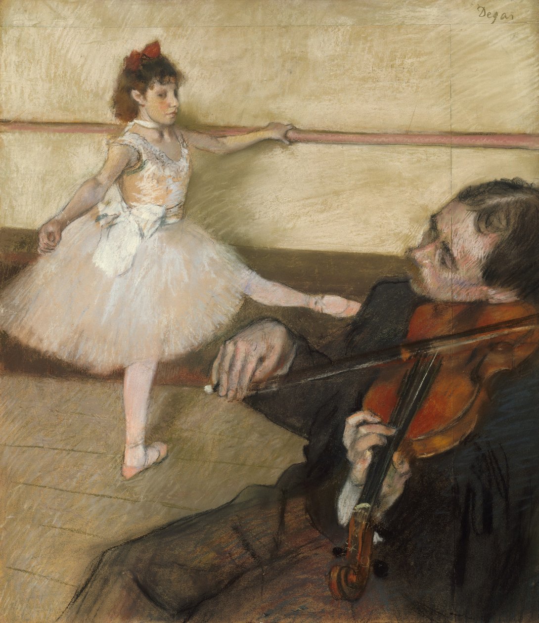 La lezione di danza, c.1879 da Edgar Degas