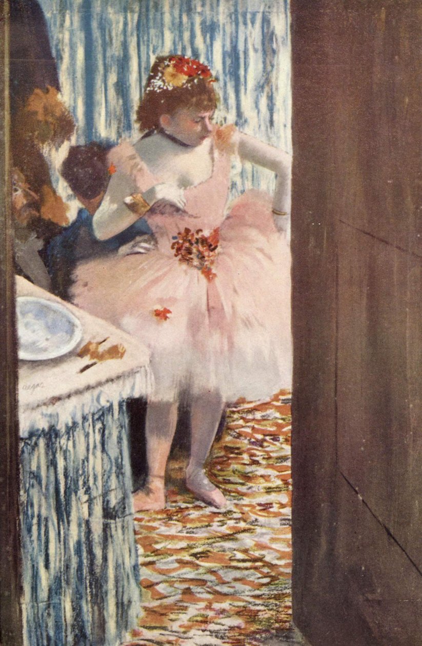 Ballerina nel suo palco da Edgar Degas