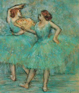 Due ballerine da Edgar Degas