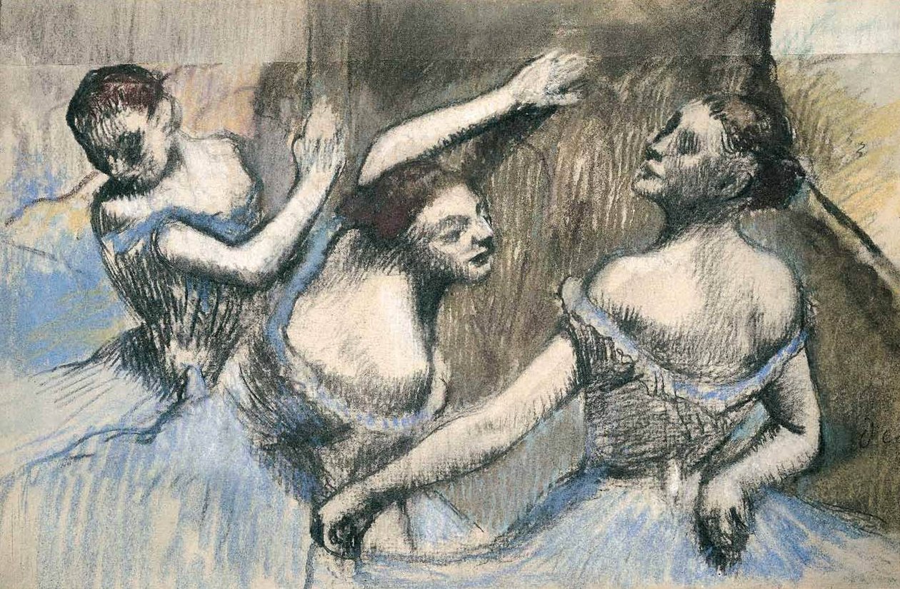 Tre ballerine da Edgar Degas