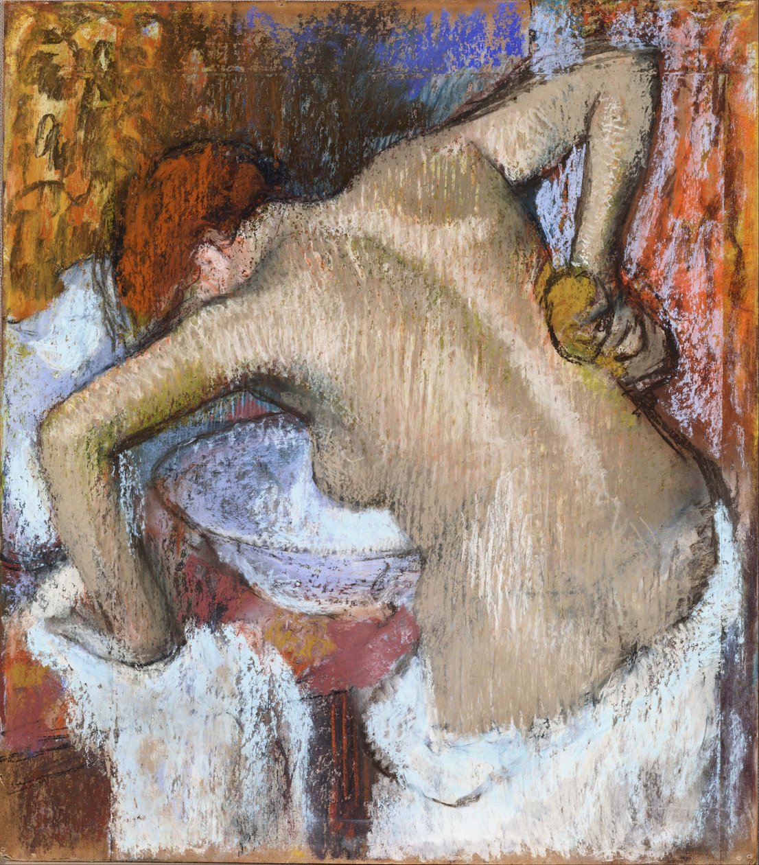 Donna che si Lava la Schiena da Edgar Degas