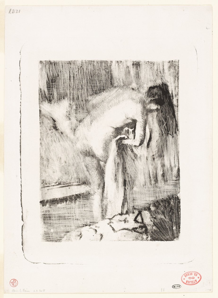 Dopo il bagno II da Edgar Degas