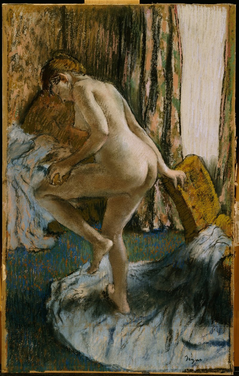 Dopo il bagno, c.1883 da Edgar Degas