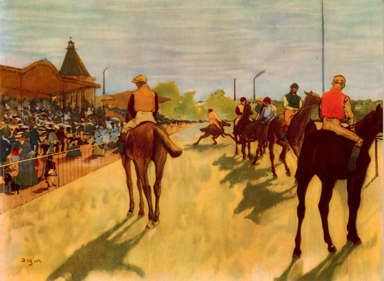 Alle corse, c. 1866-1868, 1937 da Edgar Degas