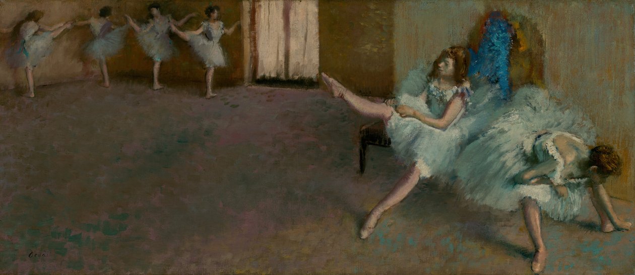 Prima del balletto da Edgar Degas