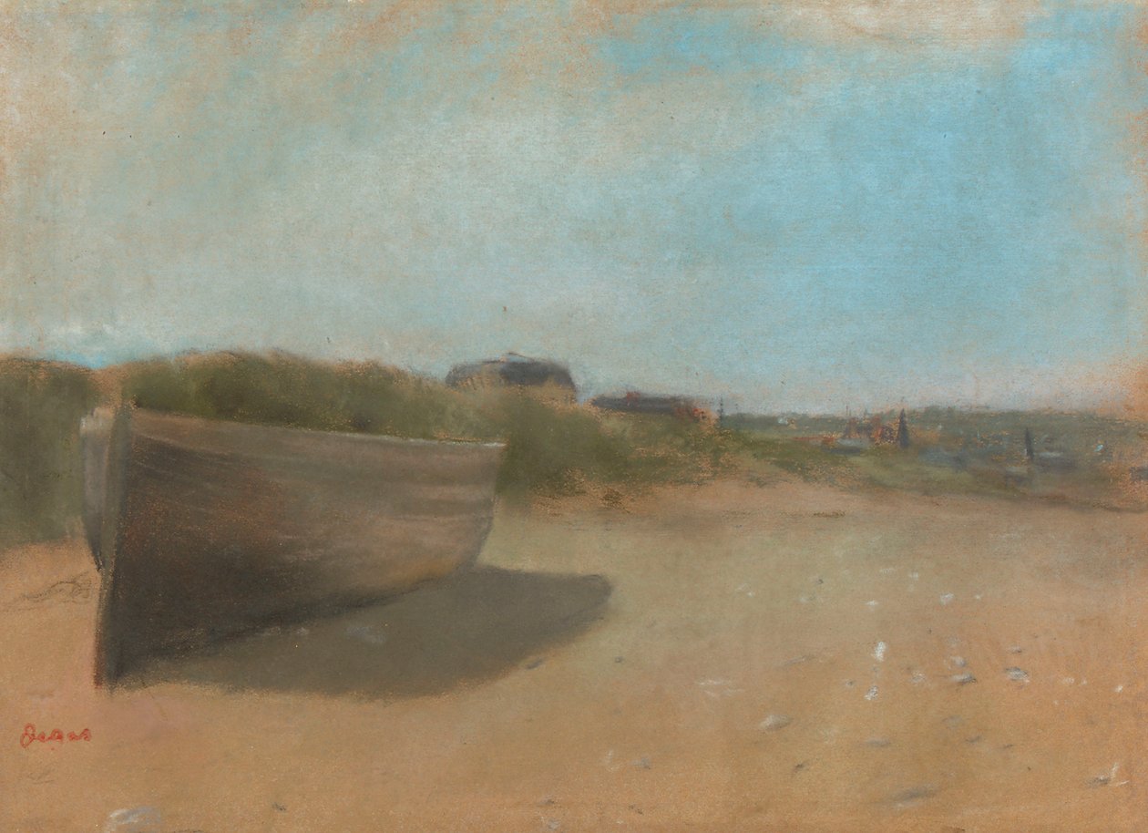Barca sulla Spiaggia da Edgar Degas