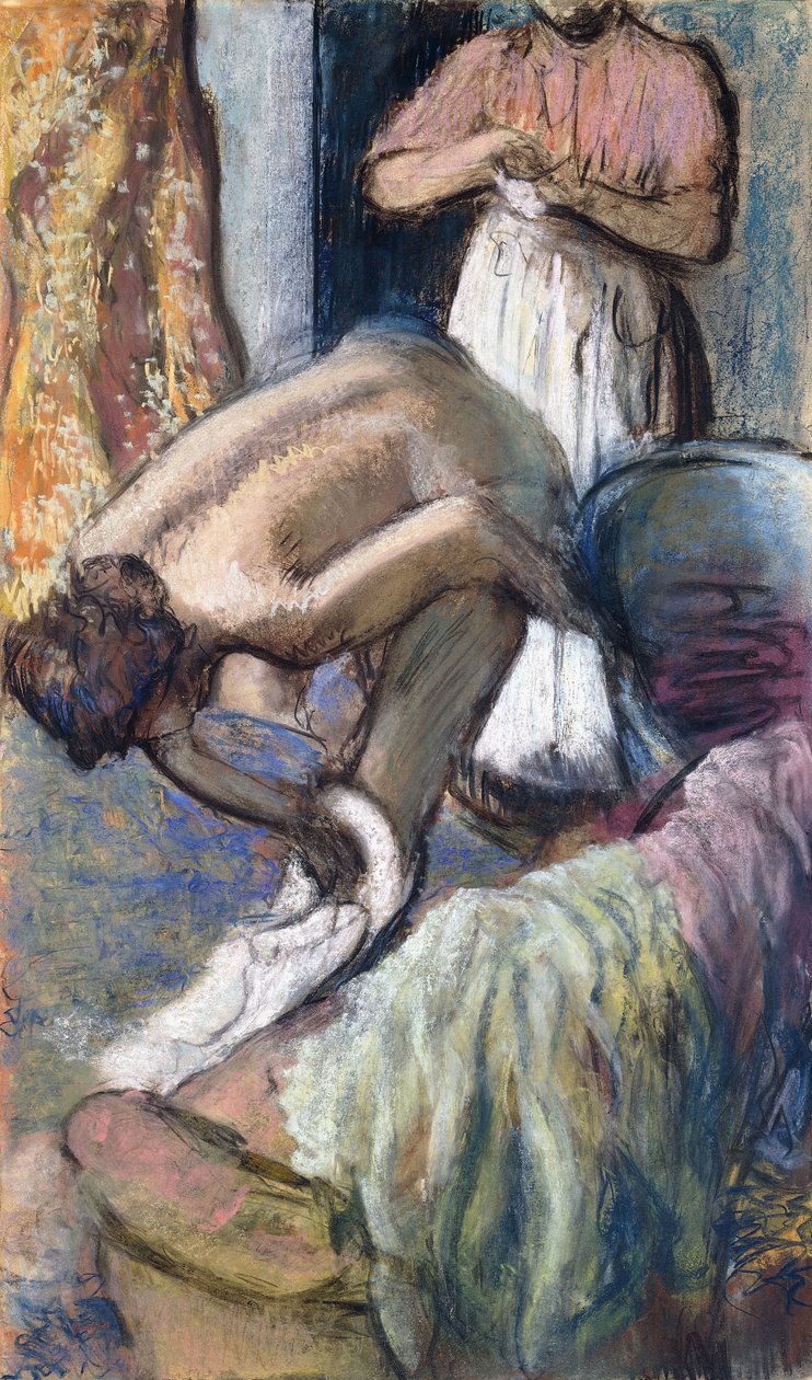 Colazione dopo il bagno da Edgar Degas