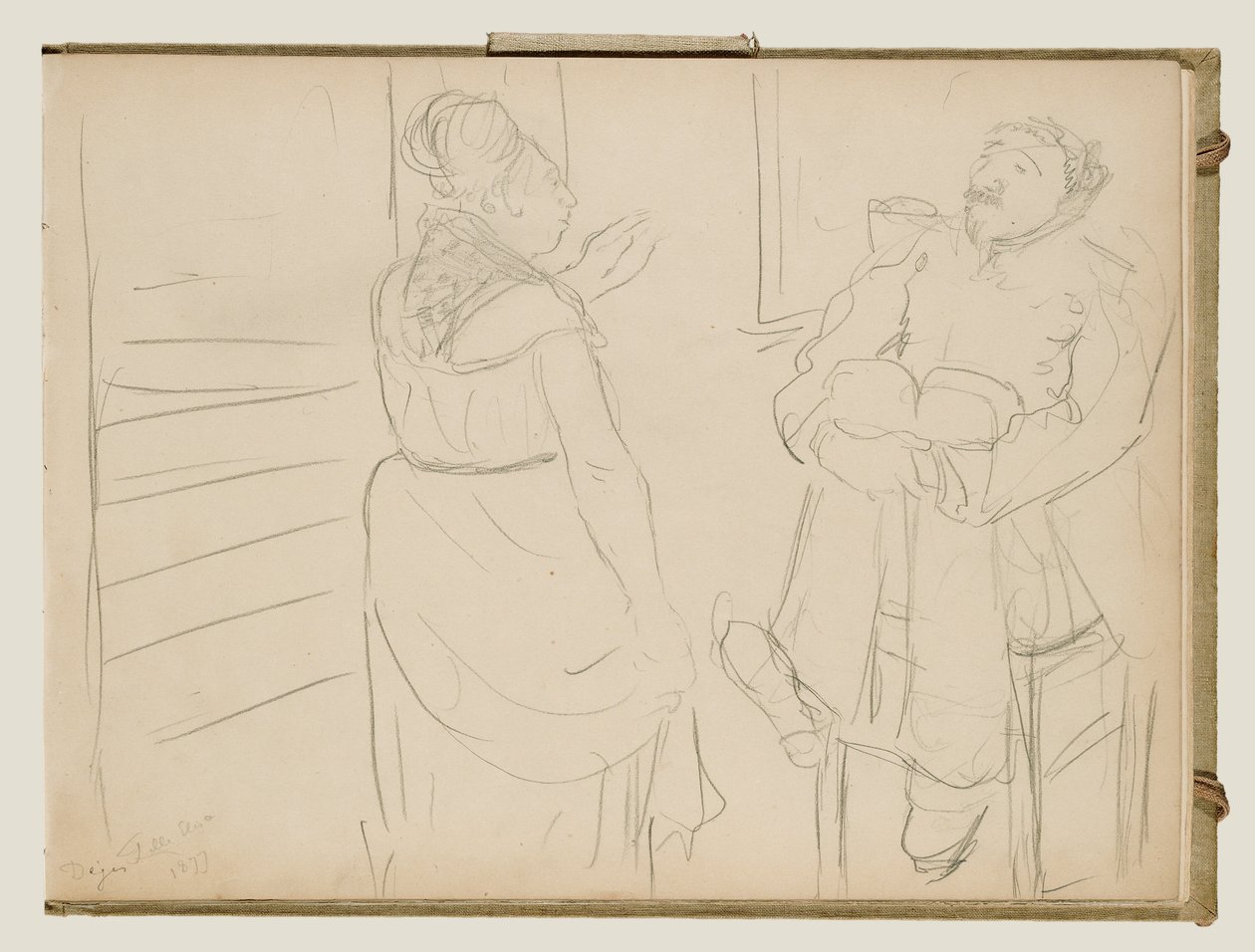 Brothel Scene da Edgar Degas