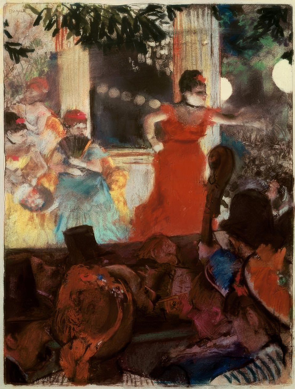 Café-concert agli ambasciatori da Edgar Degas