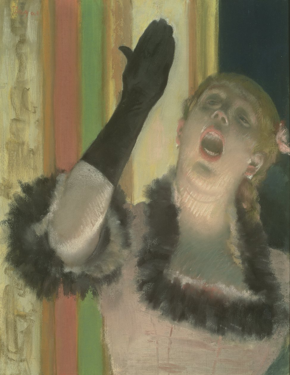 Chanteuse de Cafe, c.1878 da Edgar Degas