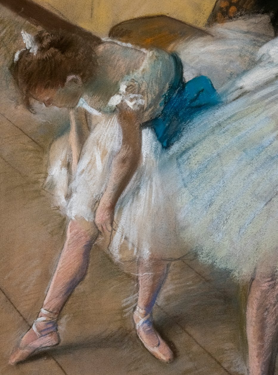 Esame di danza (dettaglio) da Edgar Degas