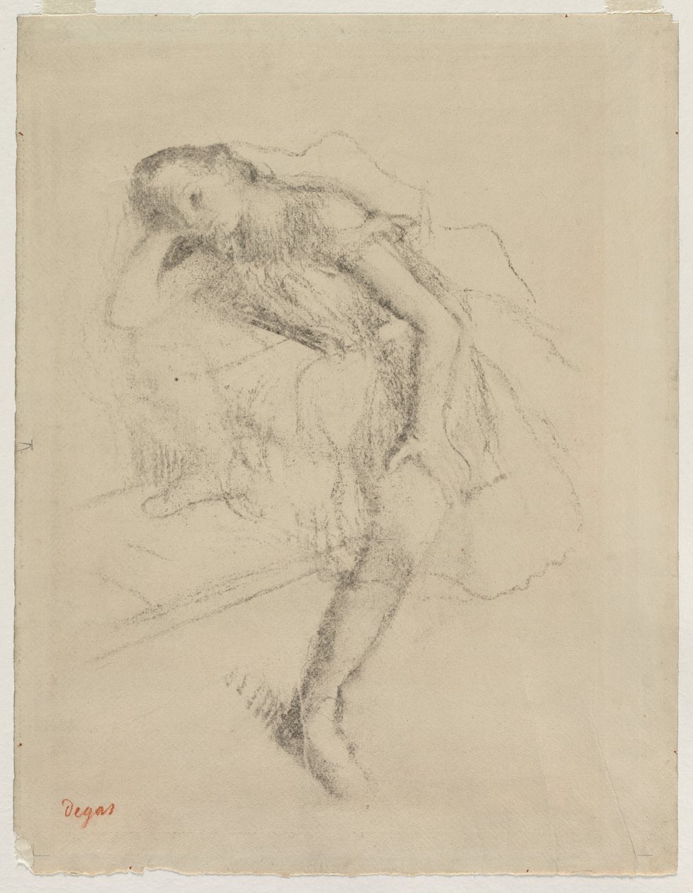 Ballerina a riposo da Edgar Degas