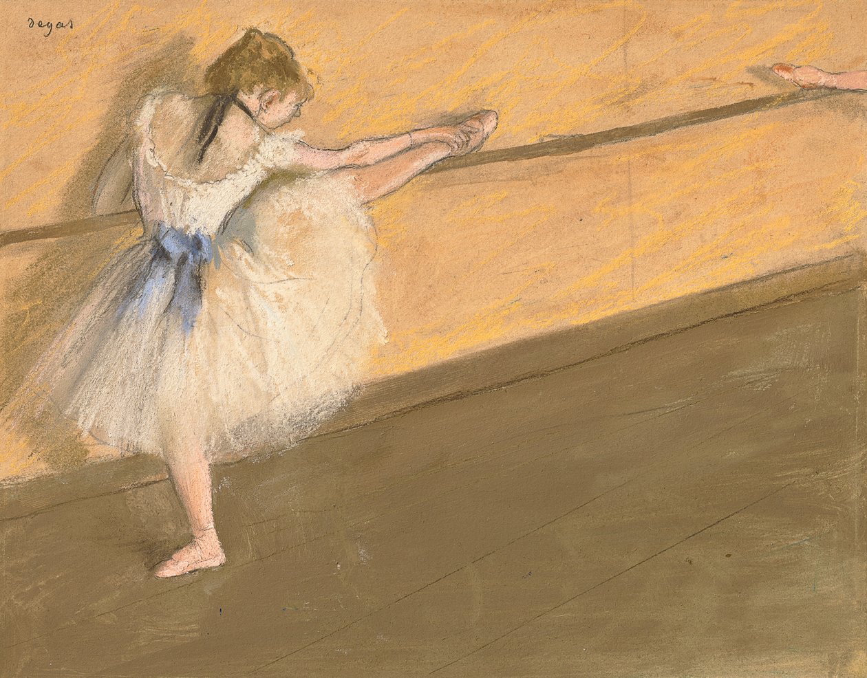 Ballerina al bar da Edgar Degas