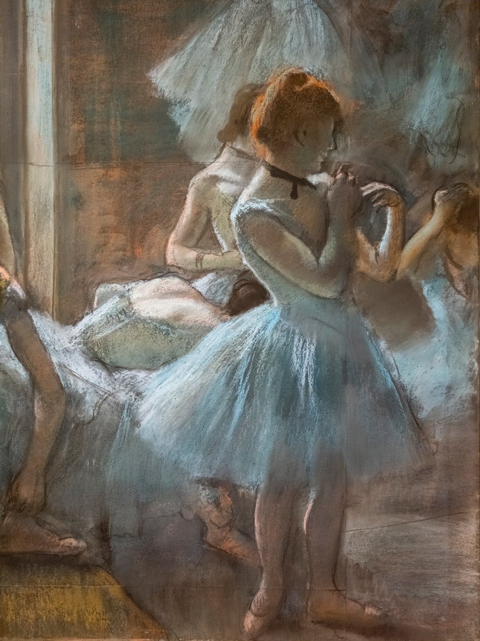Ballerini (dettaglio). 1884-1885. Pastello su carta. da Edgar Degas