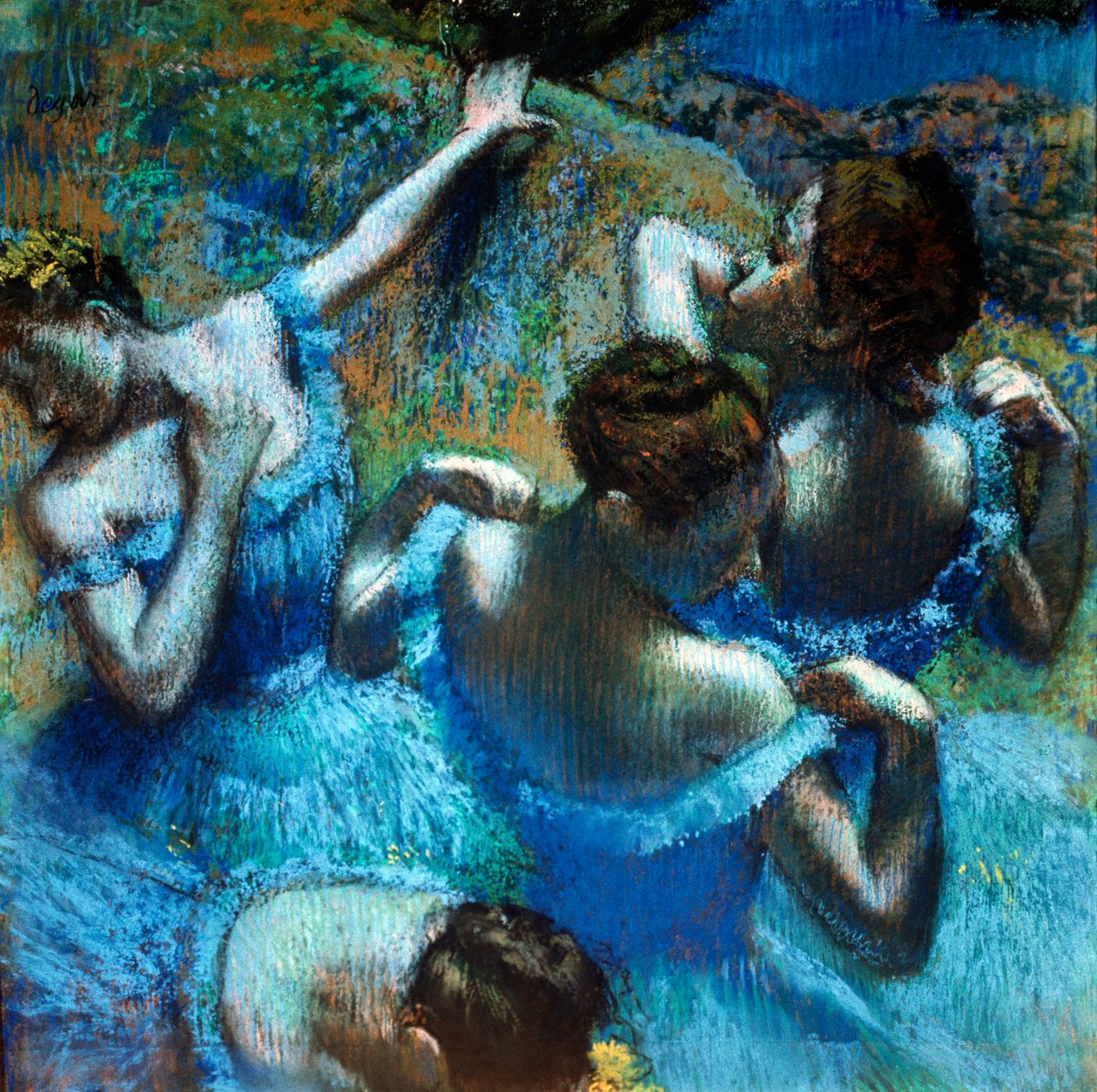 Ballerine in Blu, c1898 da Edgar Degas