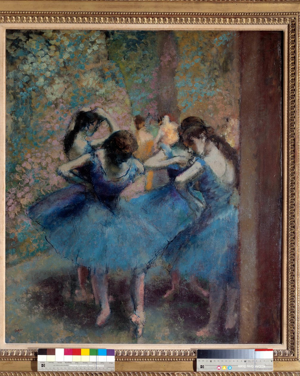 Ballerine in blu da Edgar Degas