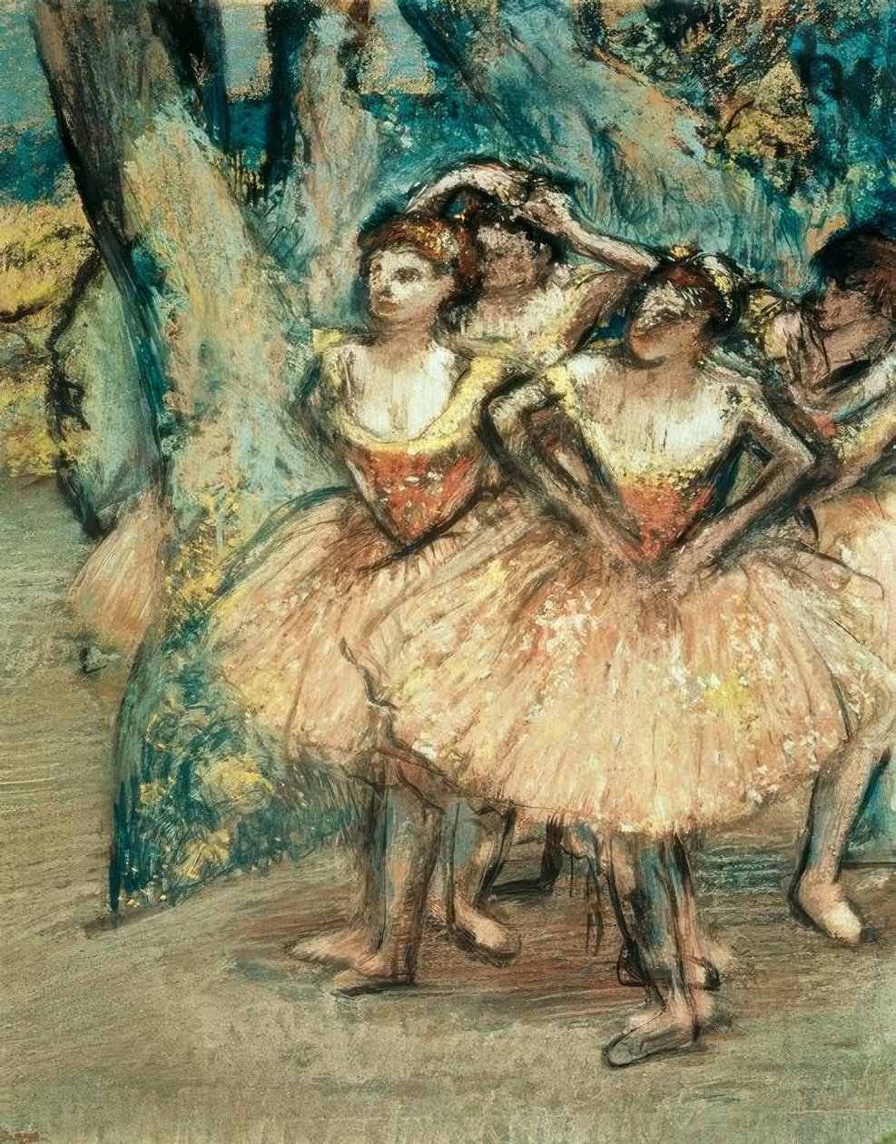 Ballerine in rosa da Edgar Degas
