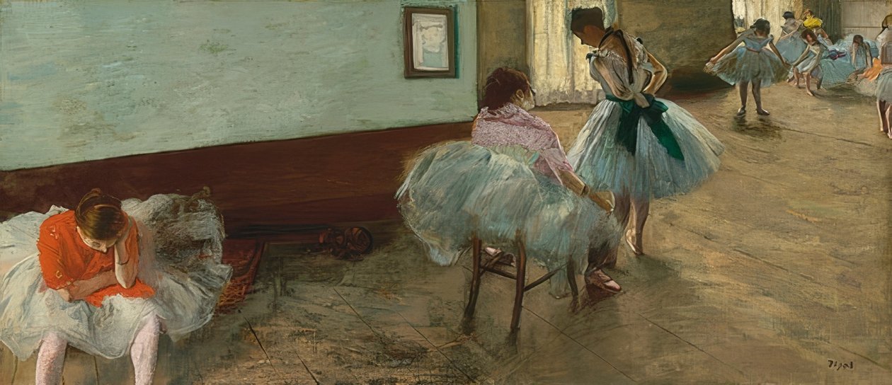 La lezione di danza da Edgar Degas