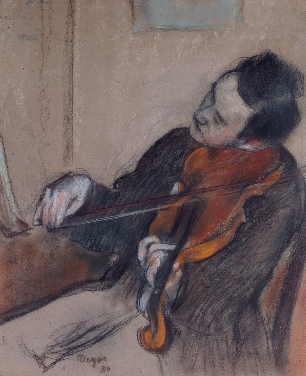 Il violista da Edgar Degas