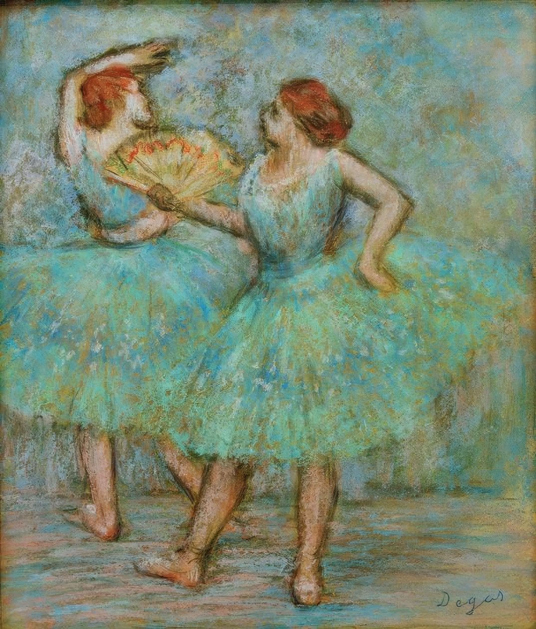 Due ballerine da Edgar Degas