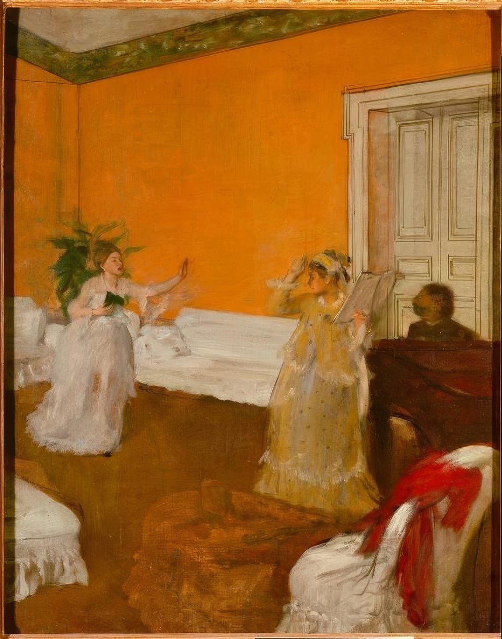 La lezione di canto da Edgar Degas