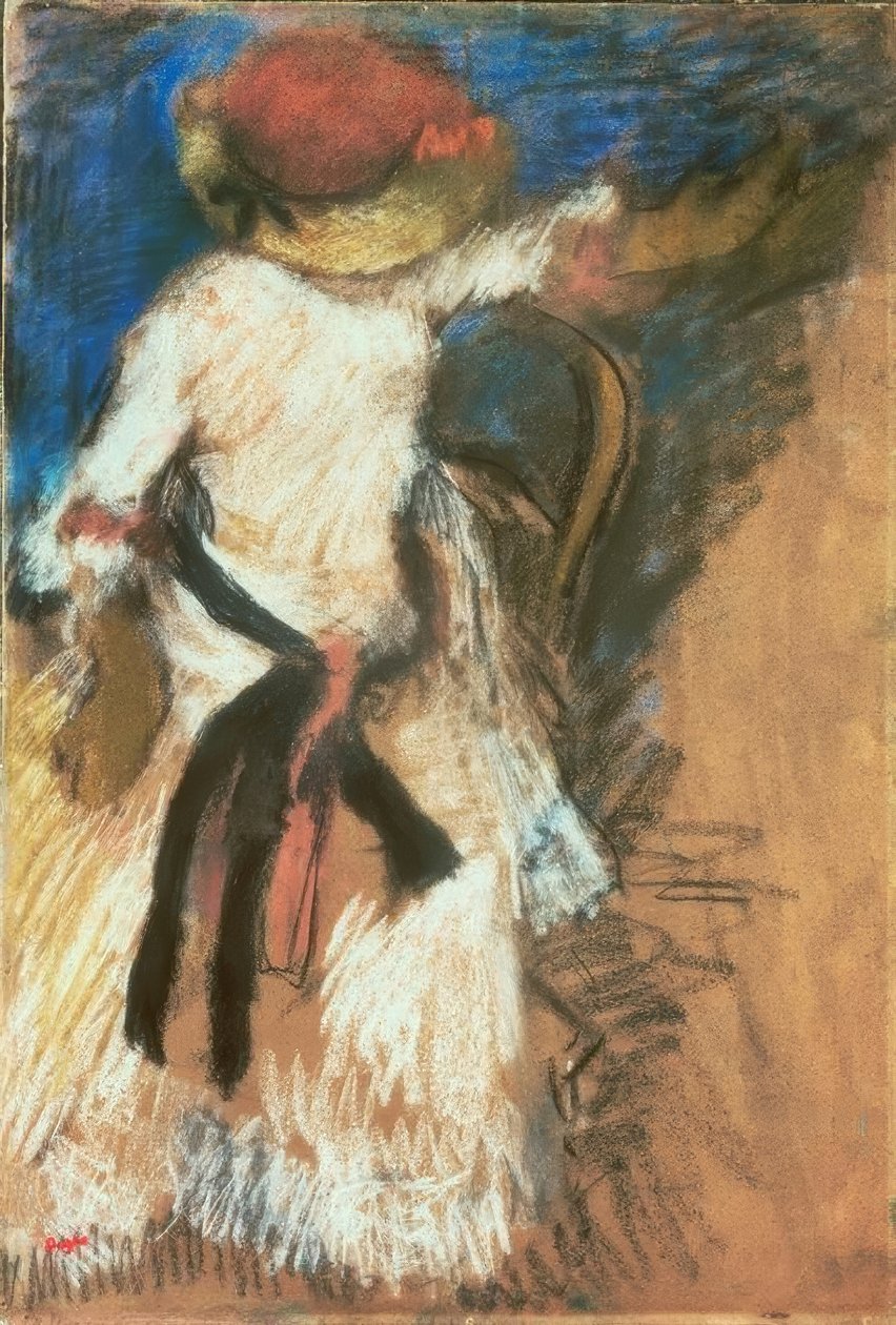 Donna seduta da Edgar Degas