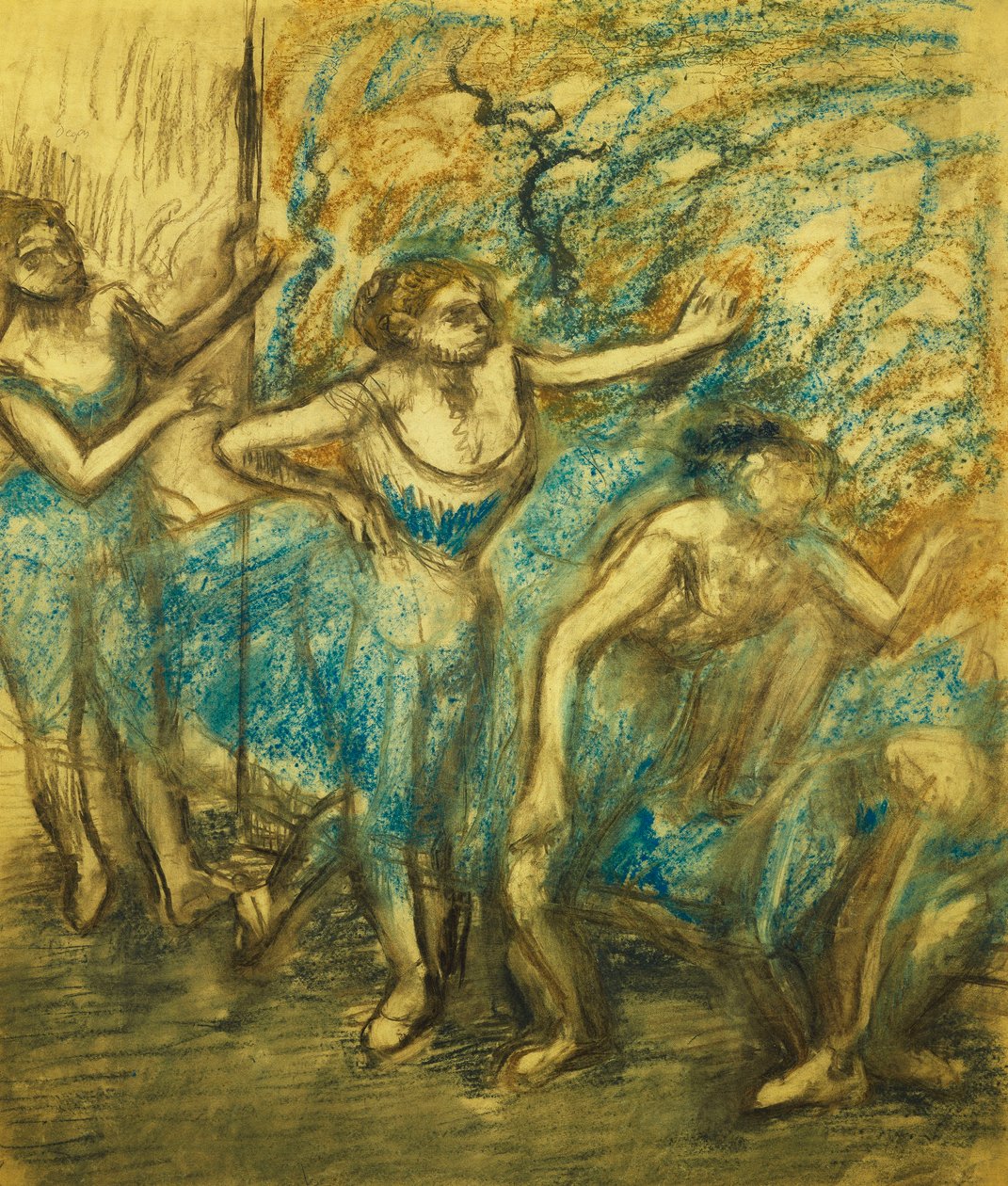 Quattro ballerine, 1903 da Edgar Degas