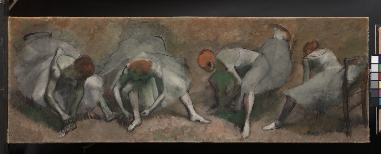 Fregio di ballerine, c.1895 da Edgar Degas