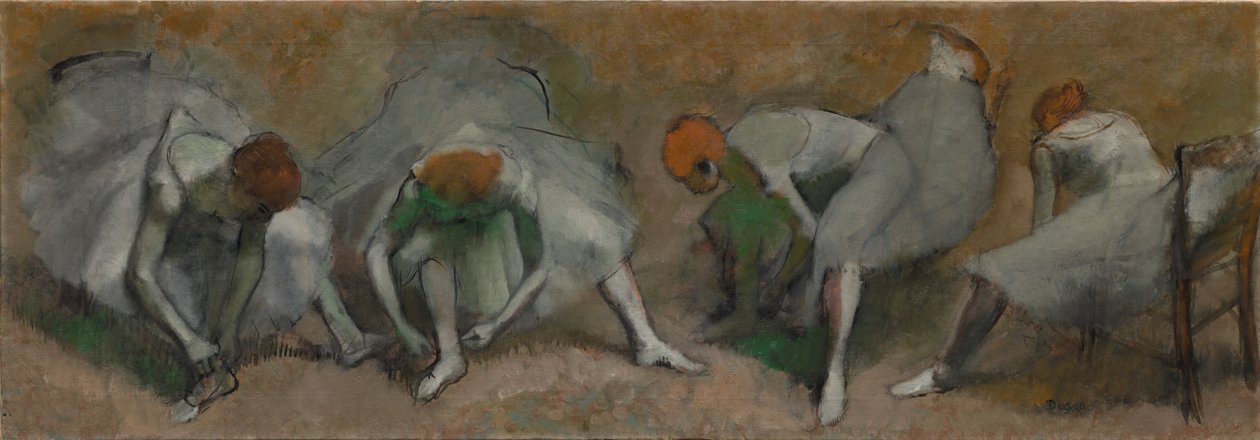 Fregio di ballerini, c. 1895 da Edgar Degas