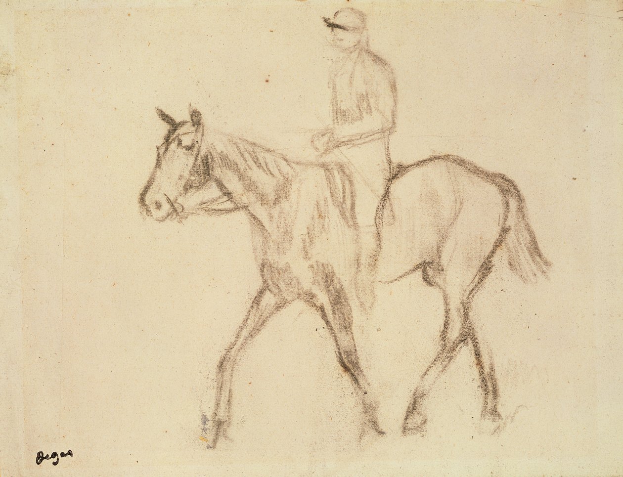 Cavallo e fantino da Edgar Degas