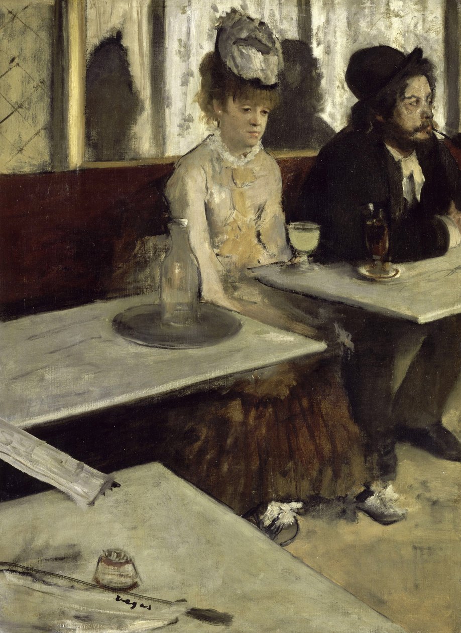 In un caffè da Edgar Degas