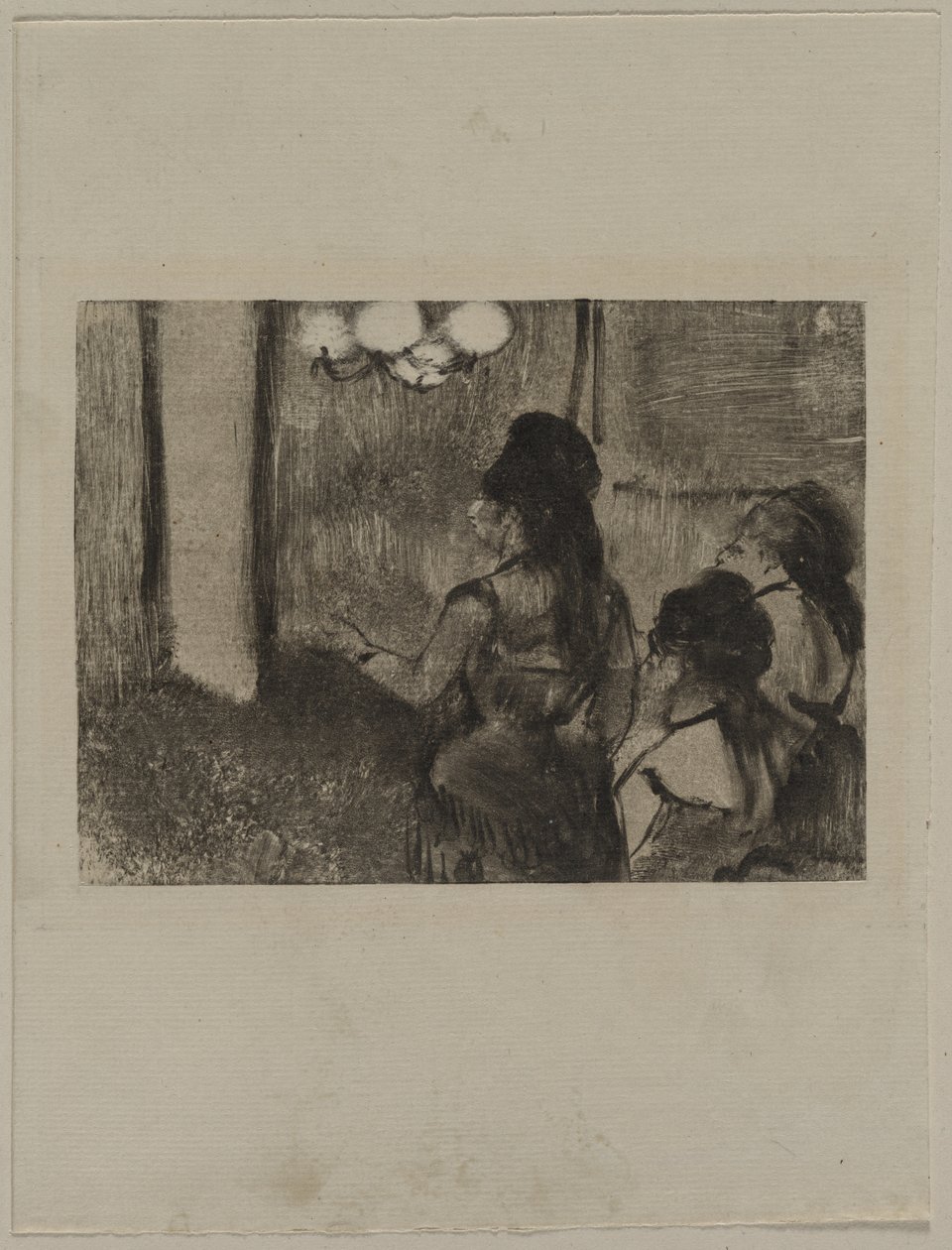 Nel salone, c. 1880 da Edgar Degas