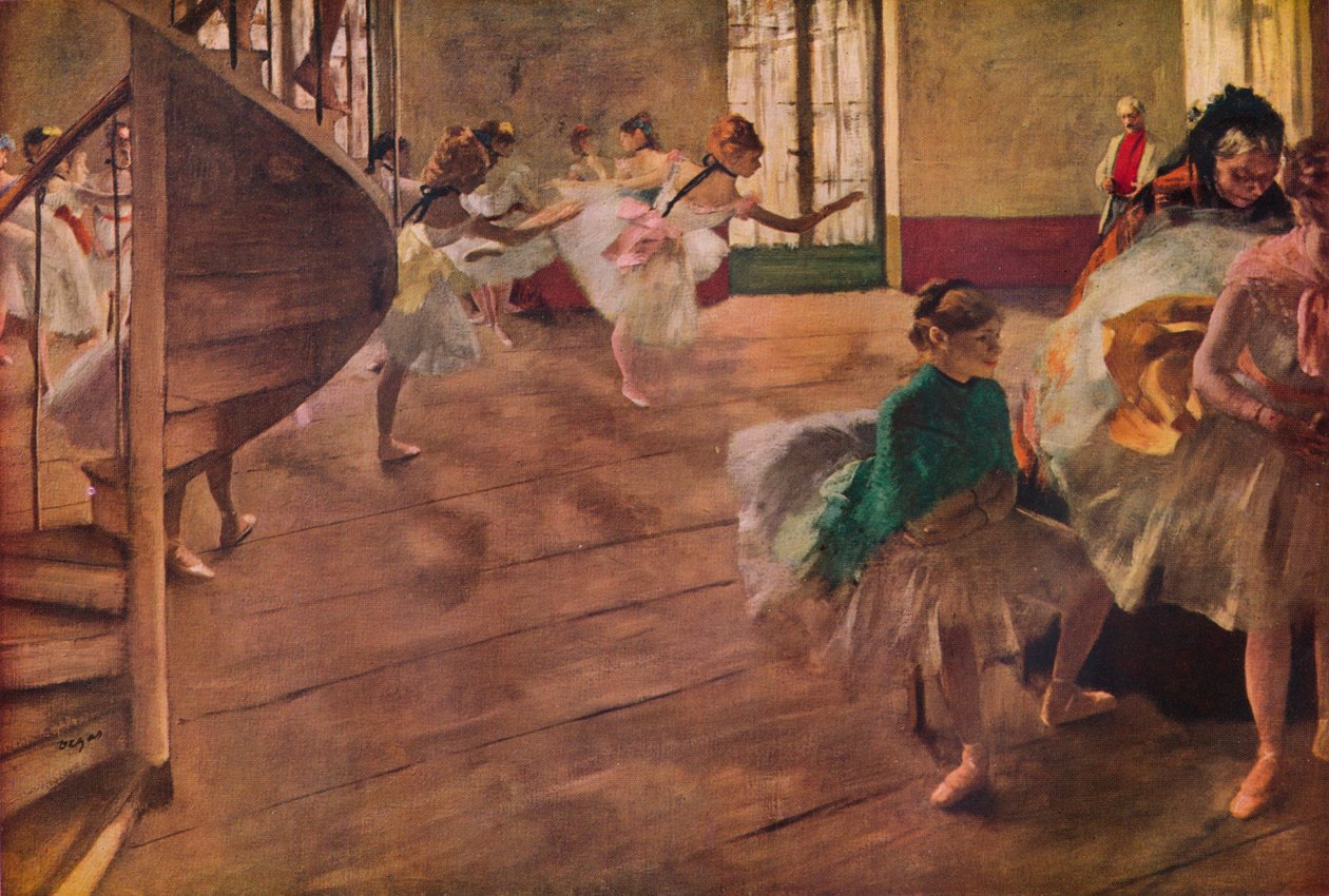 La Ripetizione, 1877 da Edgar Degas
