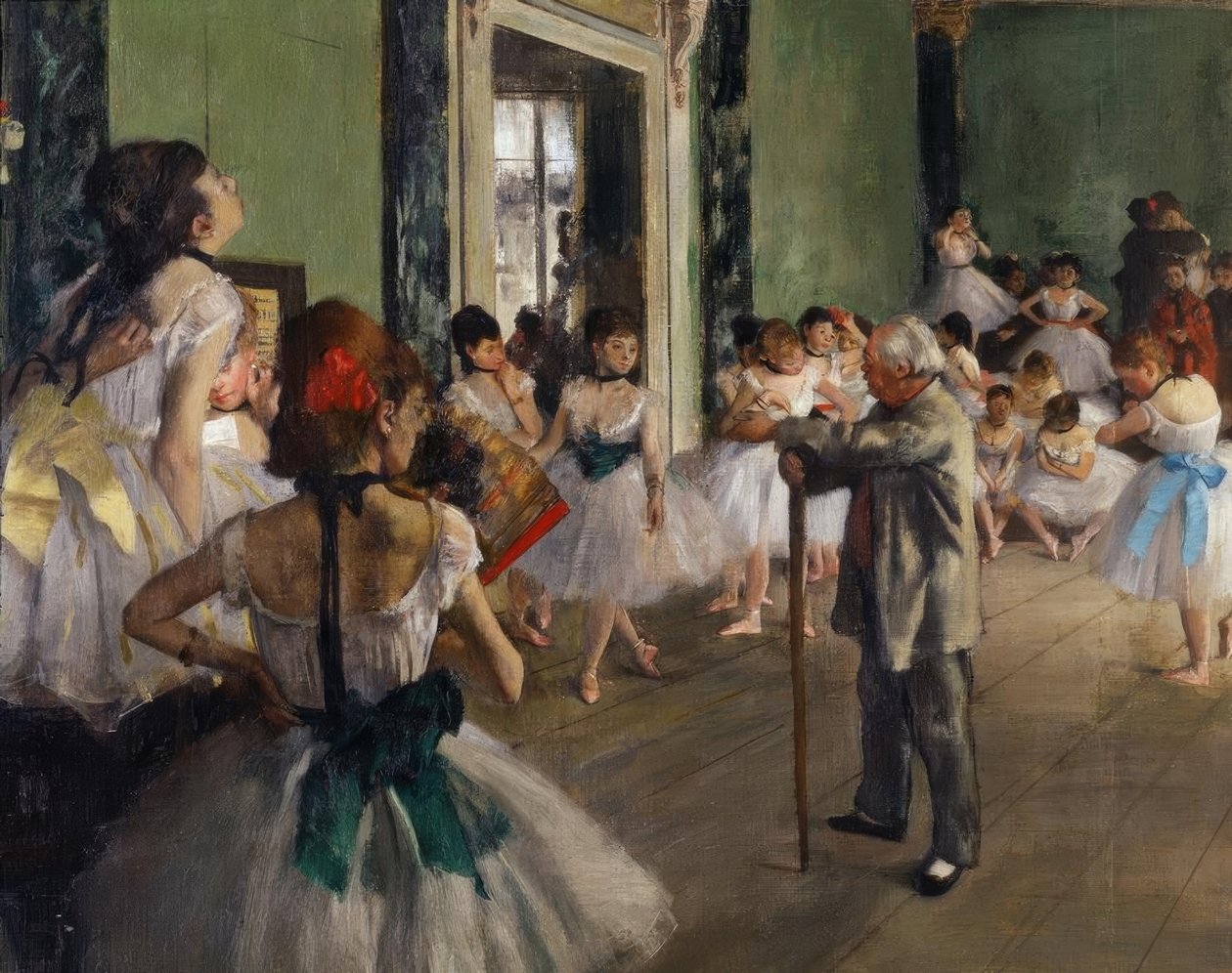 La classe di danza da Edgar Degas