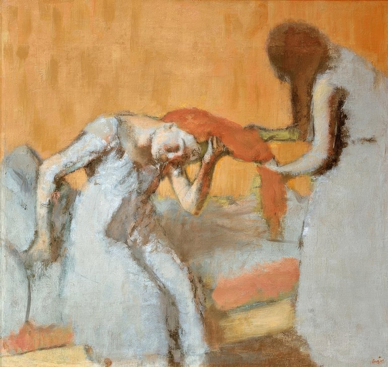 La pettinatura da Edgar Degas